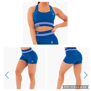 Ryderwear sports bra and short set. Both size can